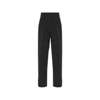 Frankie Shop Straight Trousers - Trousers - Mujer - Negro - XS