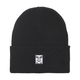 Obey Icon Patch Cuff Beanie - Accessories - unisex - Negro - ONE SIZE