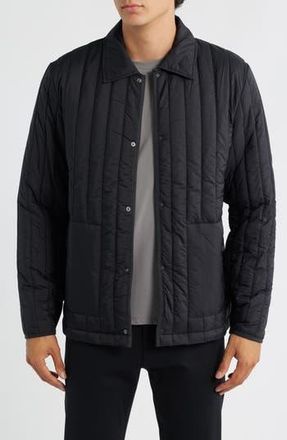Rains Banja Liner Overshirt in Black at Nordstrom Rack, Size Medium