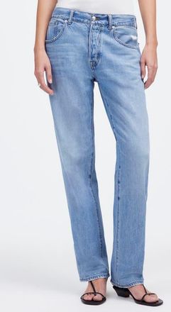 Madewell The Dean Easy Straight Leg Jeans in Northridge Wash at Nordstrom, Size 26