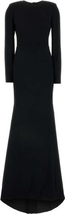 Gucci Black crepe long dress