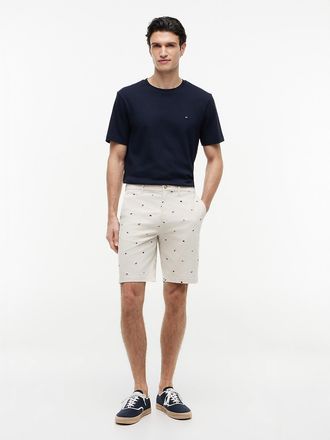 Tommy Hilfiger Mens Regular Fit 9 Sailing Flag Print Short - Newsprint - 42