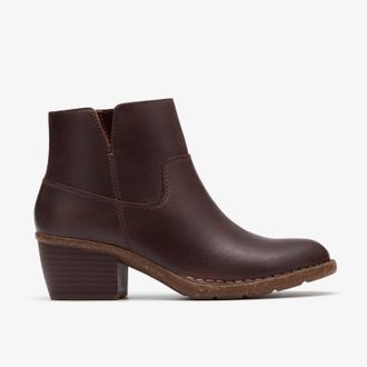 Clarks Kastela Top Brown Leather