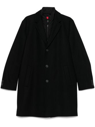 HUGO BOSS Jas met enkele rij knopen - Zwart