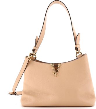 Versace Virtus Hobo Leather Small