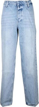Calvin Klein Jeans Straight Jeans - Dames - Regular Fit Jeans - Blauw - W29 - Katoen - Jeans