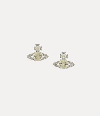 Vivienne Westwood Ismene Earrings Silveryellow-cz Brass Women