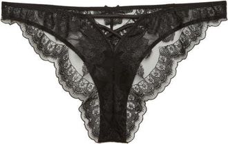 Fleur du Mal Mila Cheeky Briefs in Black at Nordstrom, Size 1