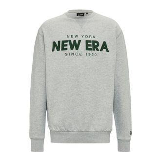 New Era Heritage Sweatshirt - Heren - Sweatshirts & Hoodies - Grijs - Maat: XS Katoen