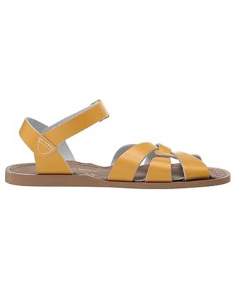 Salt-Water Womens Original Handstitched Sandal In Mustard