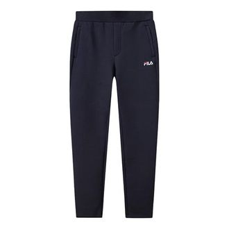 Fila Straight Casual Pants Stay Warm Sports Knit Long Pants Blue F11M118617F-NV