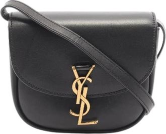 Saint Laurent Pre-owned Kaia Small Leather Shoulder Bag - Dames - Vintage Schoudertas - Zwart - ONE Size - Leer - Vintage