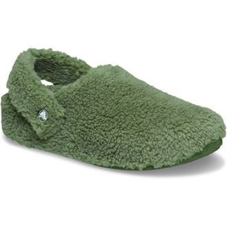 Crocs Classic Cozzzy Polyester Army Groene Slippers