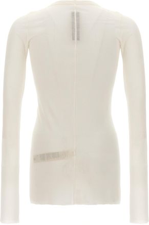 Rick Owens Mens White Viscose T-Shirt