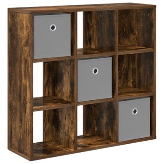 vidaXL Aparador Con Caj&oacute;n Roble Ahumado 73,5 X 24 X 69,5 Cm Vidaxl