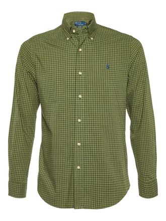 Ralph Lauren checked long-sleeve shirt - Green