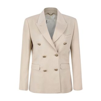Golden Goose Sand Beige Double Breasted Blazer