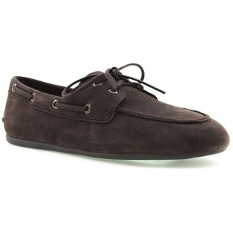 Sperry Top-Sider Slim Boat Leather Womens Dark Brown Shoes - Size UK 3
