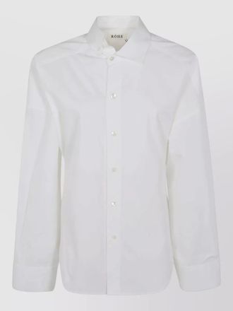 R&oacute;he cotton poplin shirt