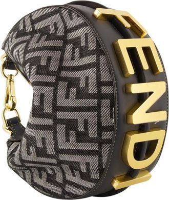 Fendi Mujer, Bolsos, Gris, Talla: ONE Size