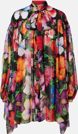 Dolce & Gabbana Floral silk chiffon blouse
