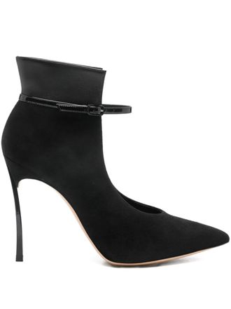 Casadei 100mm pointed-toe pumps - Black
