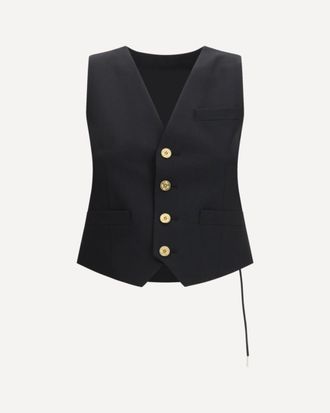 sacai Twill Vest Female 1