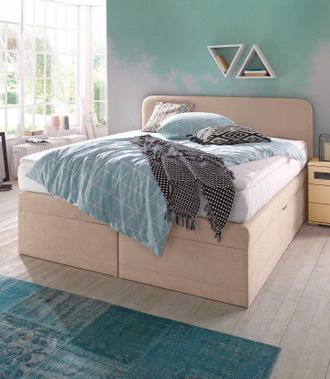 Westfalia Polsterbetten Boxspringbett wahlweise mit Bettkasten