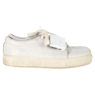 Acne Studios Acne Studios Adriana Lage Sneakers in Wit Leer