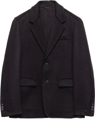 Prada Blazer con revers classici - Nero