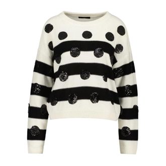 Oui Dames, Truien, Veelkleurig, Maat: XS