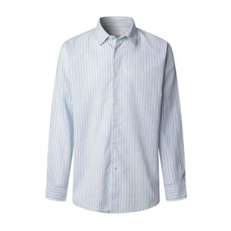 Pepe Jeans London Formal Shirts, male, Blue, Size: 2XL Formal Shirts