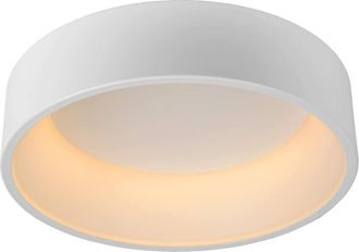 Lucide TALOWE Dimmable Stylish Indoor Decorative LED Flush Ceiling Light in White