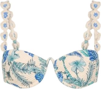 Del Maar Nalia Bikini Top - Dames - Bikinis - Blauw - S - Badmode