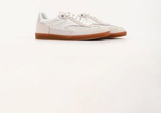 Karl Lagerfeld Womens Karl Lagerfeld Kandidate Mesh Mix Womens White Trainers - Size: 7