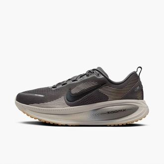 Nike Mens Vomero 18 Road Running Shoes In Medium Ash/college Grey/pale Ivory/black