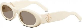 Dior Unisex Black Oval Sunglasses CDDIAMONDR1I 50F0