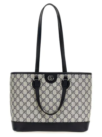Gucci Beige/Blue Ophidia Tote