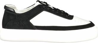 Calvin Klein Schoenen, Heren, Wit, 45 EU, Leer, Polyurethaan Sneaker