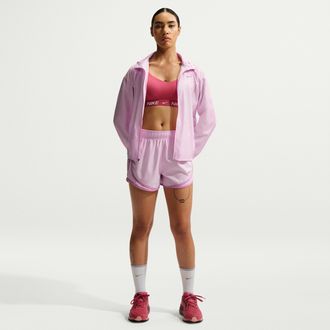 Nike Womens Tempo Dri-FIT Mid-Rise Brief-Lined Running Shorts in Pink | HM6096-663