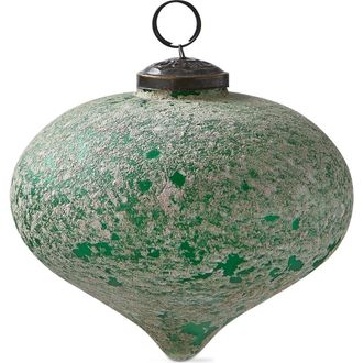 Tag Antiqued Dark Green Glass Drop Ornament for Christmas Tree at Nordstrom