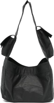 Yohji Yamamoto small Newspaper shoulder bag - Zwart