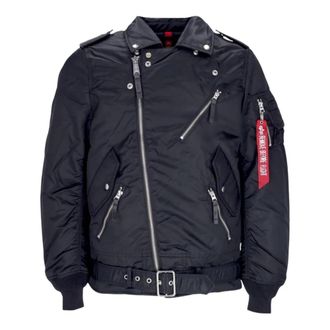Alpha Industries Outlaw Bomberjack - Heren - Winterjassen - Zwart - L - Polyester - Jassen