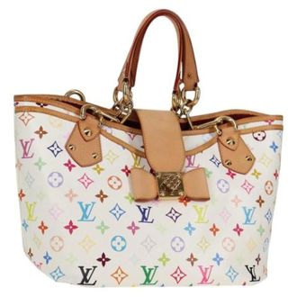 Louis Vuitton Tweedehands Canvas Louis Vuitton tassen - Dames - Pre-owned - Wit - Maat: ONE Size