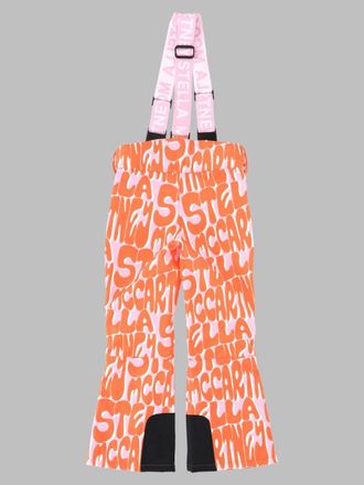 Stella McCartney Logo-Print Stretch Snow Pants - Orange