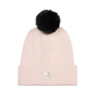 Moose Knuckles Beanies, female, Pink, Size: ONE SIZE Cappello