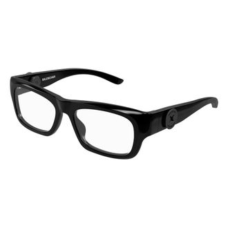 Balenciaga Glasses, male, Black, 54 MM, Stylish Eyeglasses in Black