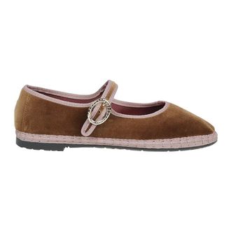 Flabelus Mujer, Zapatos, Marr&oacute;n, Talla: 38 EU