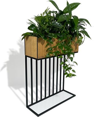 OEM Soporte Para Plantas Harmonic Oak Para Altillo, 62 X 22 X 80 Cm