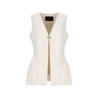 MUGLER Jassen, Dames, Beige, S, Stijlvolle Jas voor Alle Gelegenheden